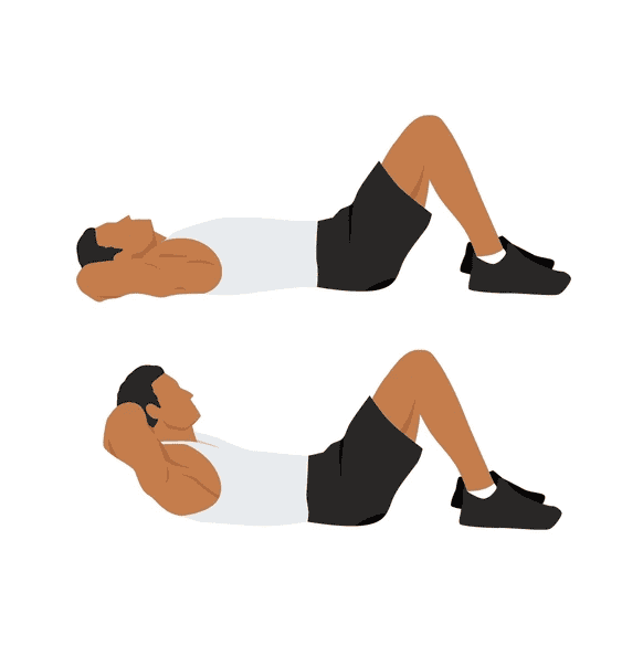 Latihan Otot Perut Crunch