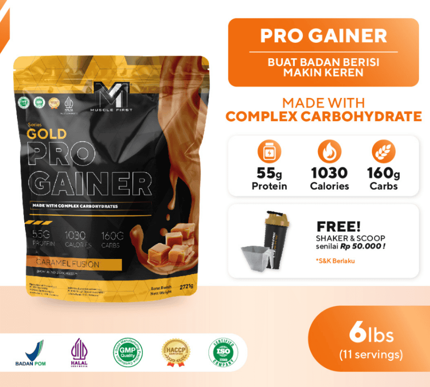 Muscle First (M1) Pro Gainer - Mass Gainer Terpopuler Lokal